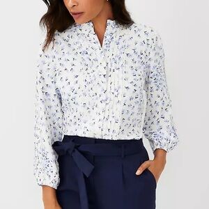 Ann Taylor Floral Button Up